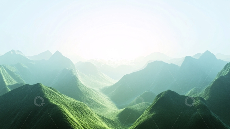 高清大图下载【趣麦麦图】山脉背景3