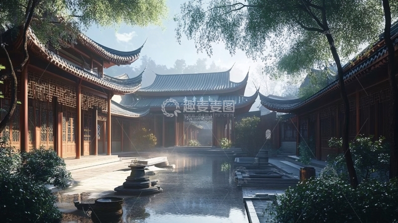 高清大图下载【趣麦麦图】中式场景