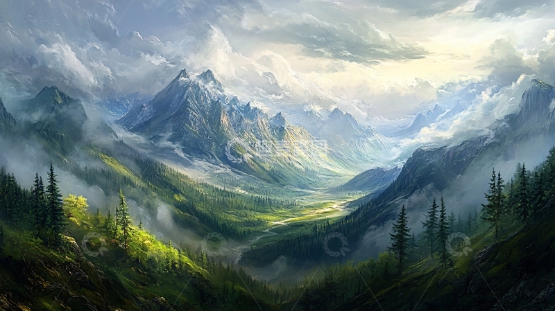 高清大图下载【趣麦麦图】宽屏风景画96