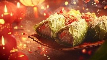 肉粽龙船
