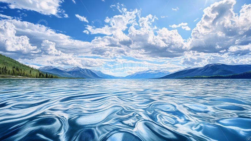 高清大图下载【趣麦麦图】喀纳斯湖水