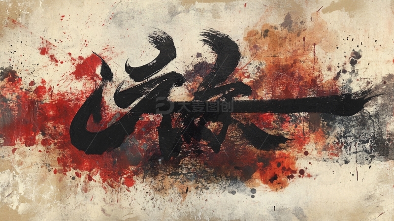 高清大图下载【趣麦麦图】鬼斩主题字