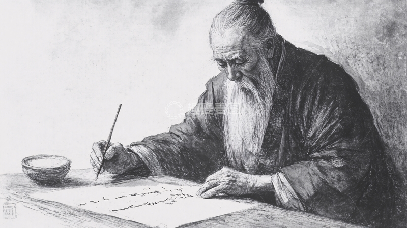 高清大图下载【趣麦麦图】华佗复古图