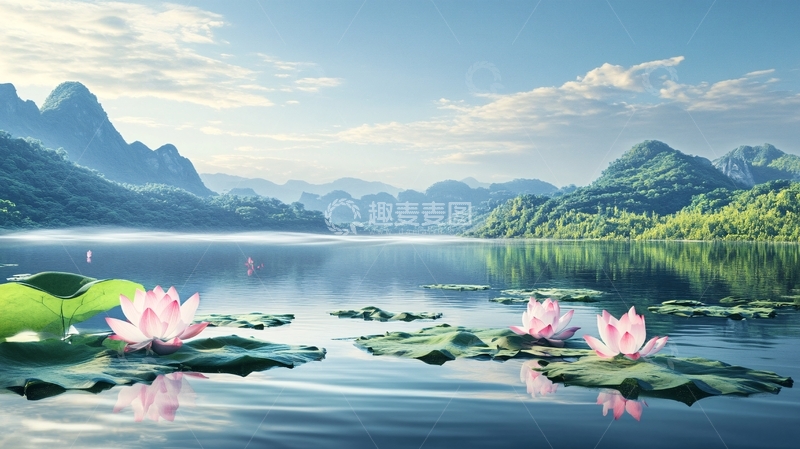 高清大图下载【趣麦麦图】高清宽幅山水风光53