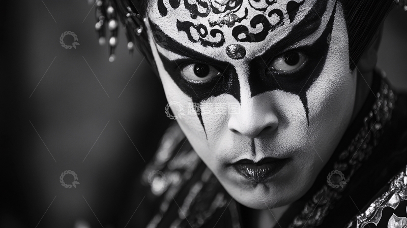 高清大图下载【趣麦麦图】唯美脸谱