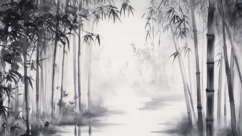 高清大图下载【趣麦麦图】竹林艺术壁纸13