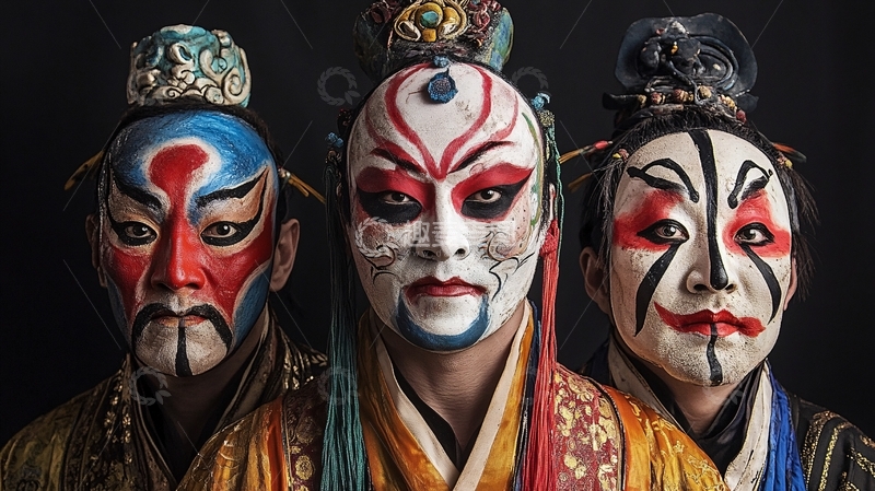 高清大图下载【趣麦麦图】京居脸谱