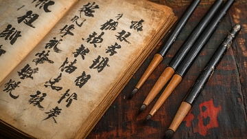 书法毛笔传统文化