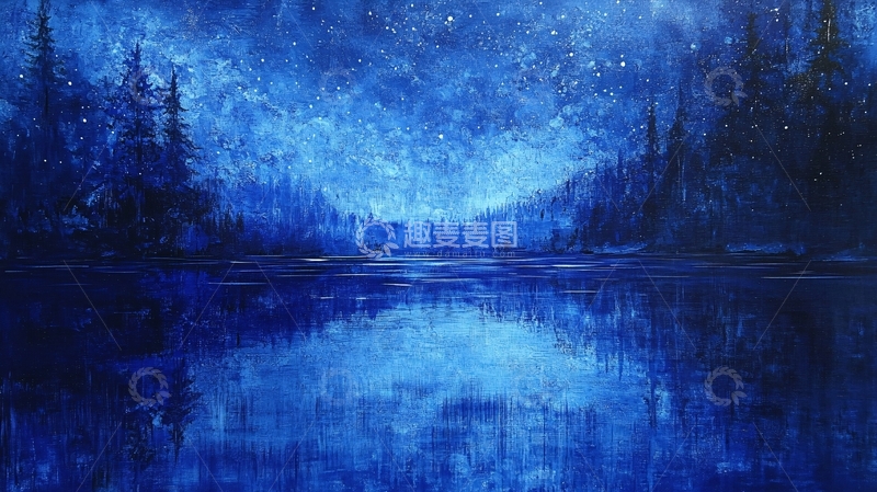 高清大图下载【趣麦麦图】梦幻水中倒影