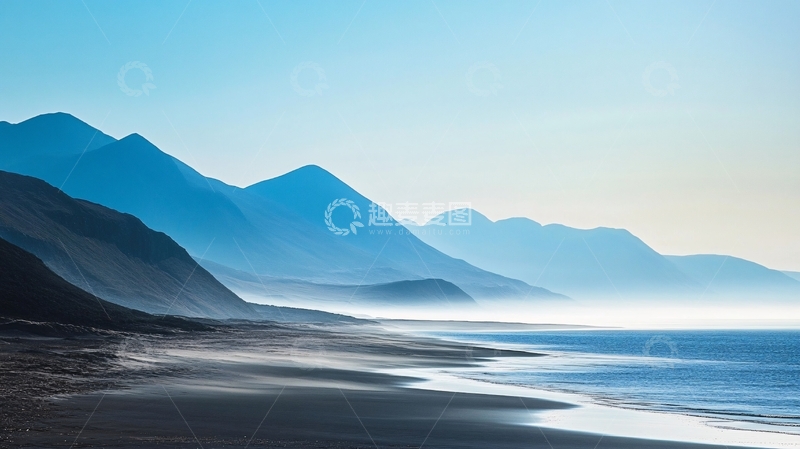 高清大图下载【趣麦麦图】蓝调风景山川