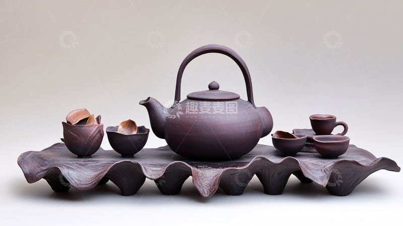 高清大图下载【趣麦麦图】-创意紫砂壶