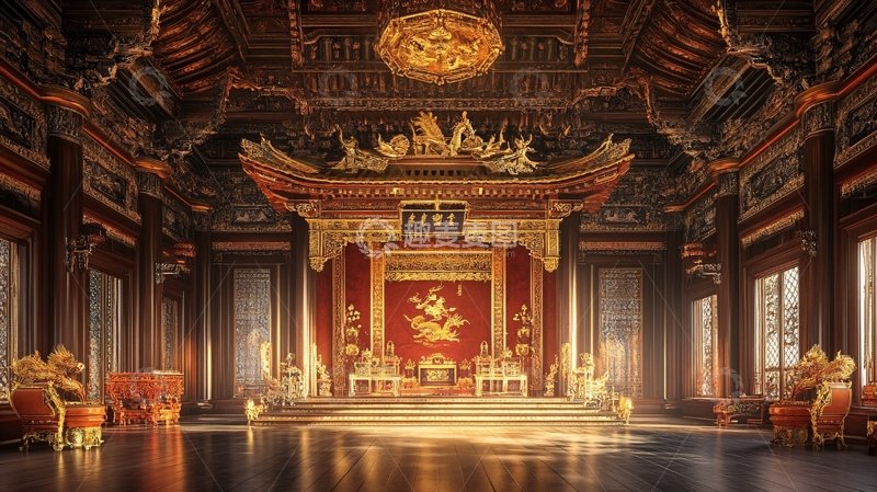 高清大图下载【趣麦麦图】宫殿金銮殿