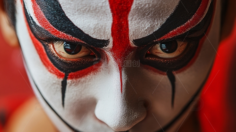 高清大图下载【趣麦麦图】脸谱表演