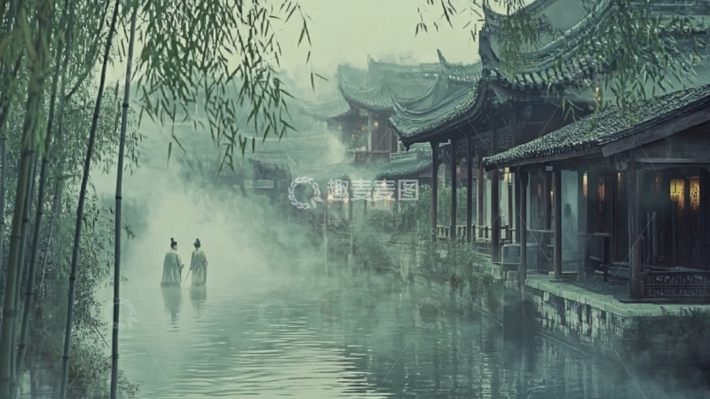 高清大图下载【趣麦麦图】唯美浪漫江南水乡风情9