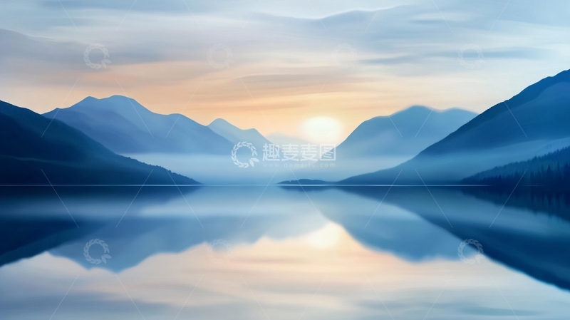 高清大图下载【趣麦麦图】大幅高清山水日出19