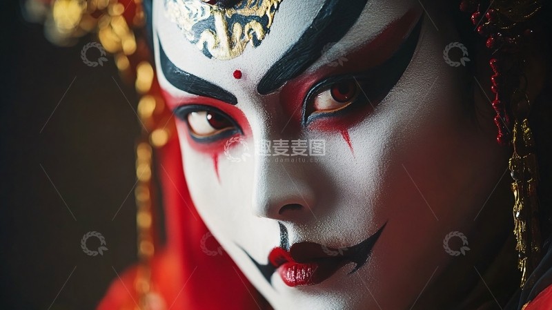 高清大图下载【趣麦麦图】唯美脸谱3