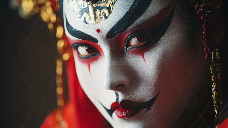 高清大图下载【趣麦麦图】唯美脸谱3