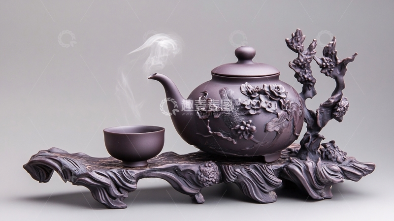 高清大图下载【趣麦麦图】创意紫砂壶1