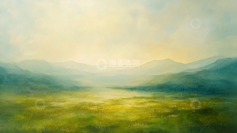 高清大图下载【趣麦麦图】草地原画4