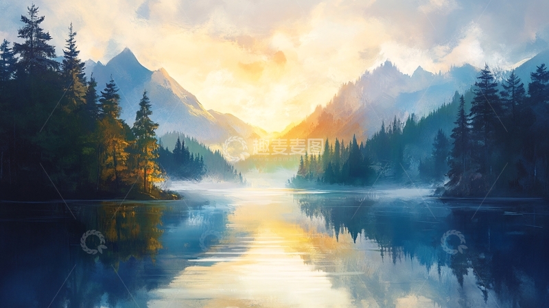 高清大图下载【趣麦麦图】唯美山水壁纸28