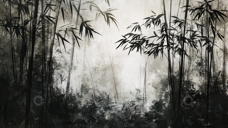 高清大图下载【趣麦麦图】竹林艺术壁纸16