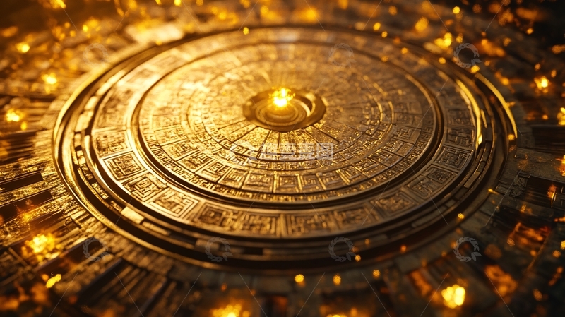 高清大图下载【趣麦麦图】罗经纹盘1