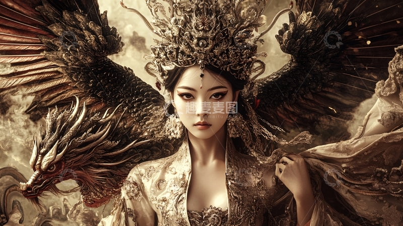 高清大图下载【趣麦麦图】东方女神