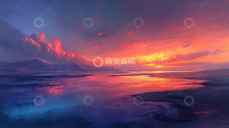 高清大图下载【趣麦麦图】风景厚涂9