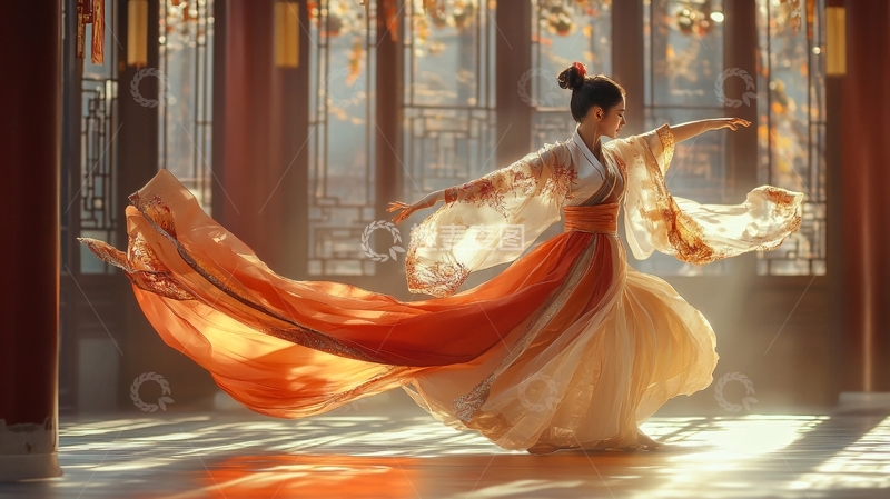 高清大图下载【趣麦麦图】汉服舞韵