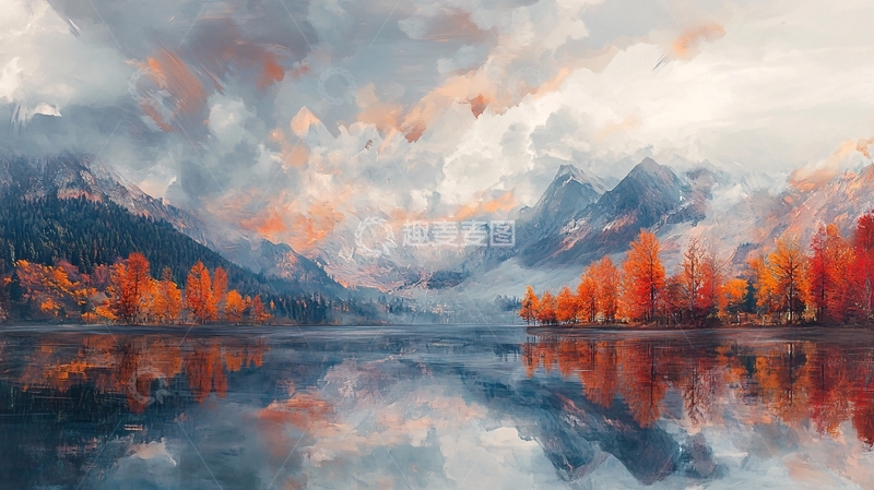 高清大图下载【趣麦麦图】秋色梦幻风光10