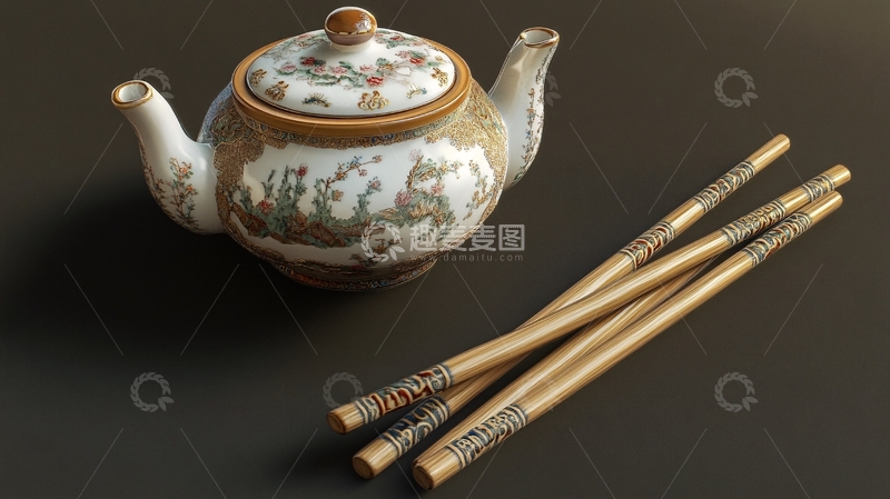 高清大图下载【趣麦麦图】故宫文物箸