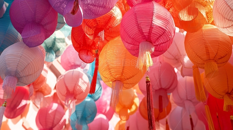 高清大图下载【趣麦麦图】龙灯舞动祭典