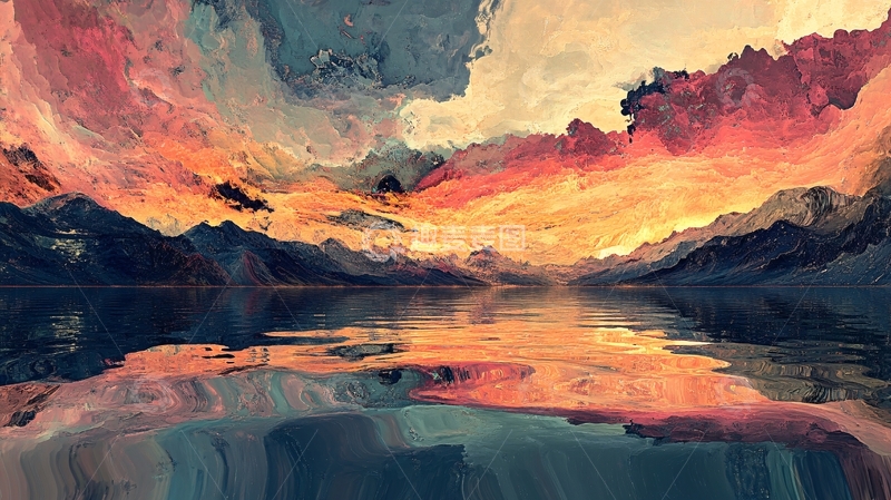高清大图下载【趣麦麦图】幻彩艺术山水风景7