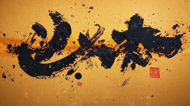 高清大图下载【趣麦麦图】武道主题字