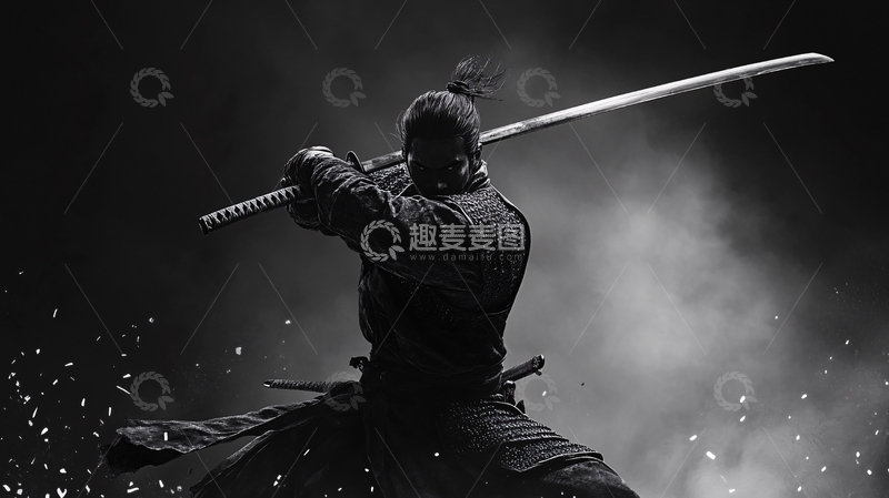 高清大图下载【趣麦麦图】武士道精神