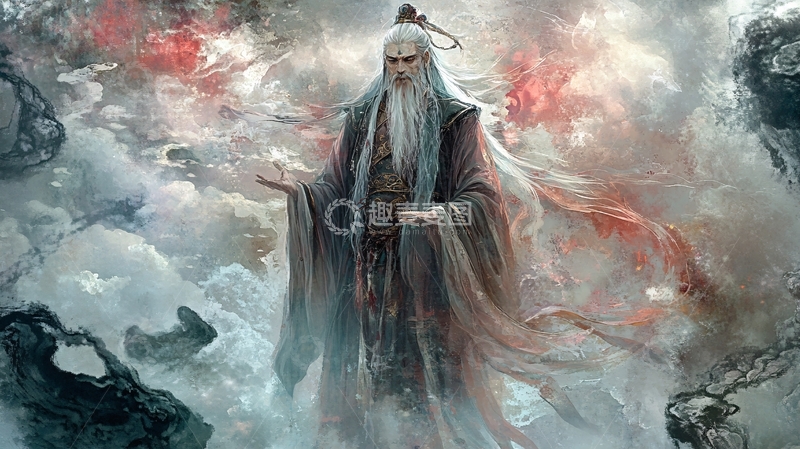 高清大图下载【趣麦麦图】长生殿南极仙翁1