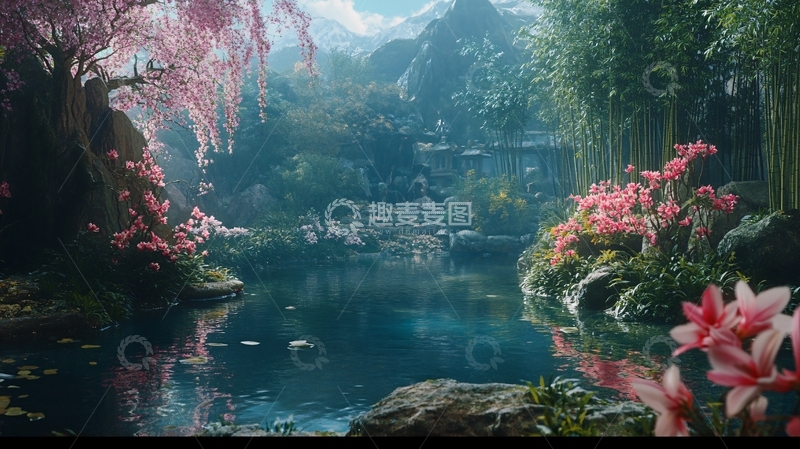 高清大图下载【趣麦麦图】门派取景地