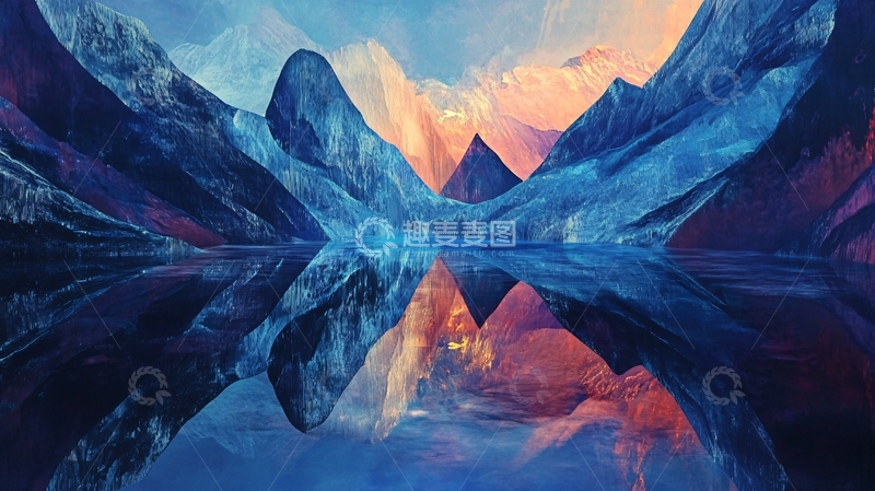 高清大图下载【趣麦麦图】幻彩艺术山水风景11