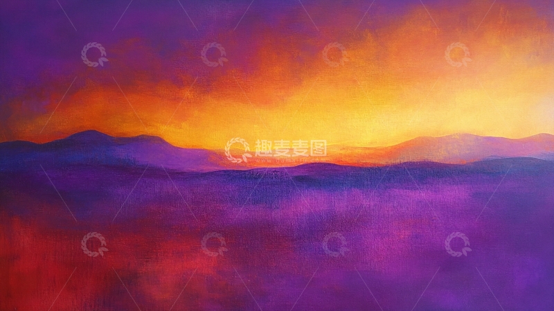 高清大图下载【趣麦麦图】紫色阴霾