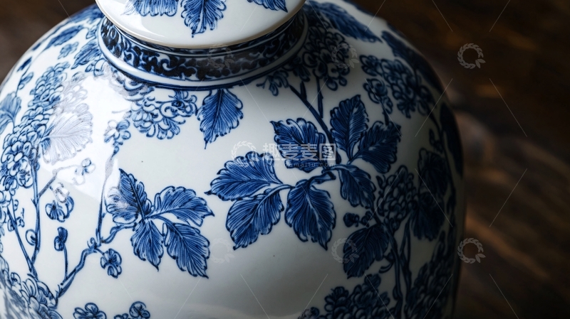 高清大图下载【趣麦麦图】青花瓷器特写2