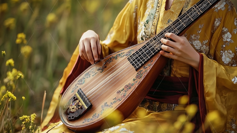 高清大图下载【趣麦麦图】古装琵琶