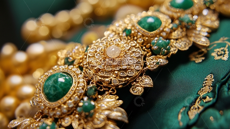 高清大图下载【趣麦麦图】尊贵高贵金饰工艺1