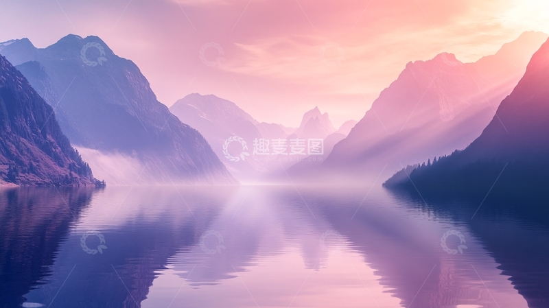 高清大图下载【趣麦麦图】大幅高清山水日出23