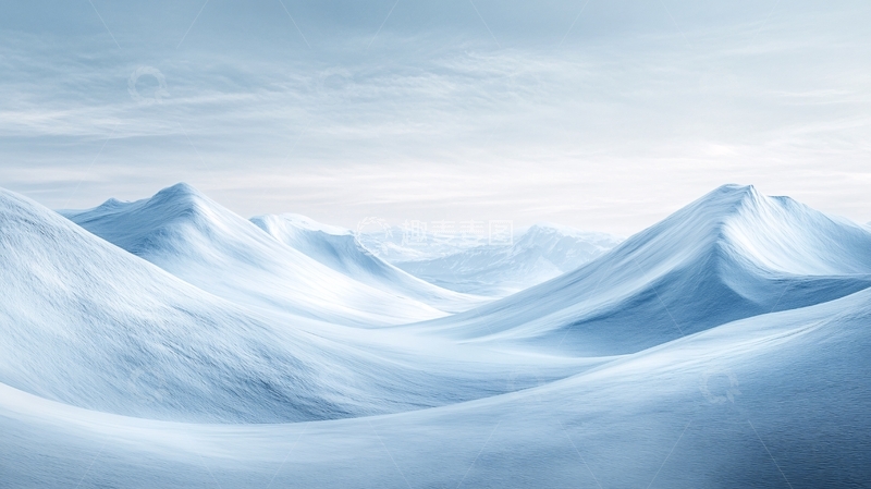 高清大图下载【趣麦麦图】冰天雪地背景4