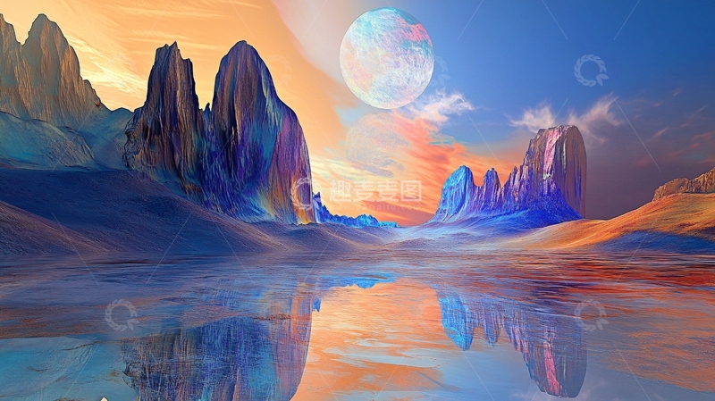 高清大图下载【趣麦麦图】外星风景1