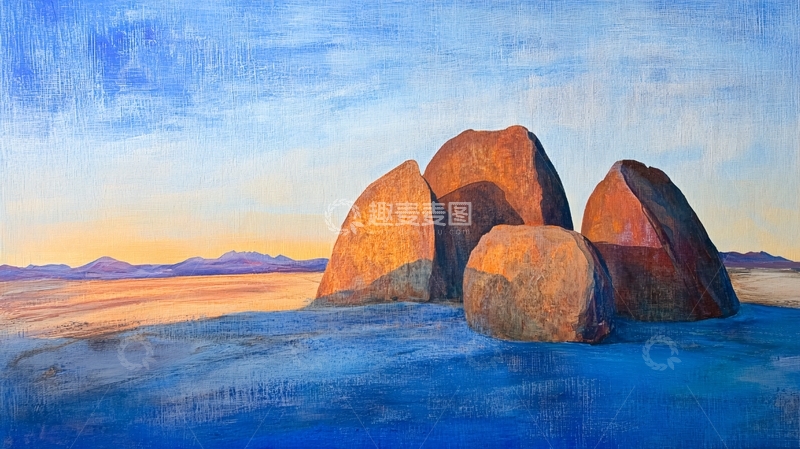 高清大图下载【趣麦麦图】岩石艺术画