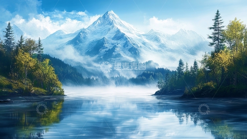 高清大图下载【趣麦麦图】唯美山水壁纸32