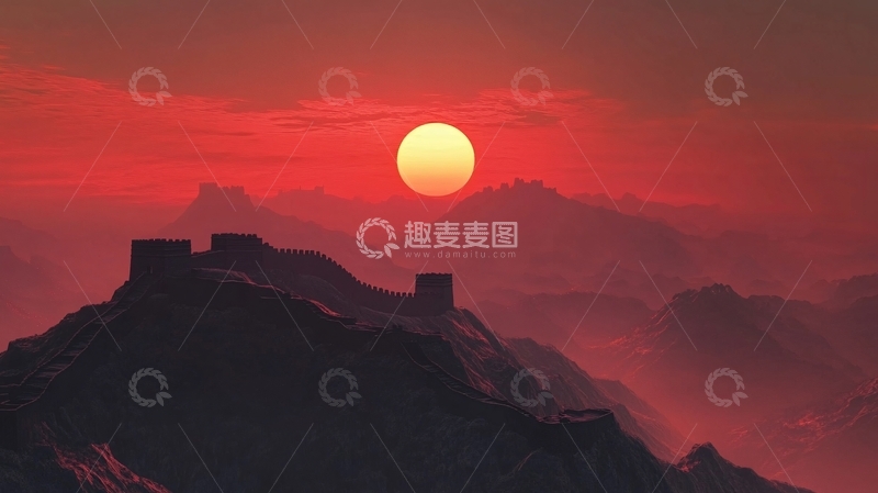 高清大图下载【趣麦麦图】高清旭日东升18