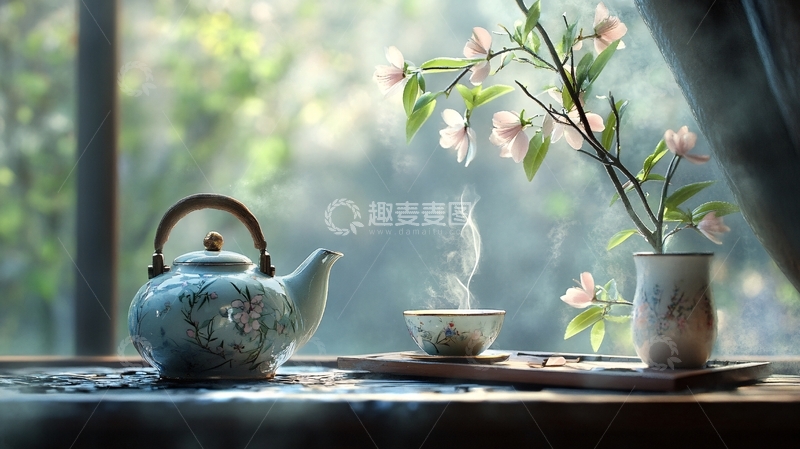 高清大图下载【趣麦麦图】唯美茶具