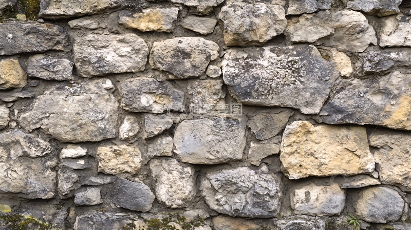 高清大图下载【趣麦麦图】高清石头墙图片